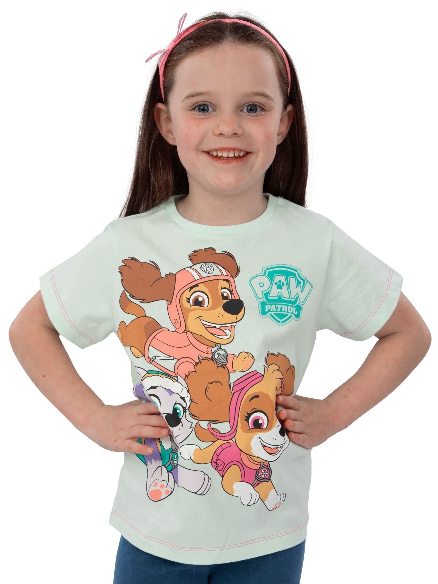 Dsiney Kidz - Character Pink Girls PAW Patrol T-Shirts 2 Pack image 7