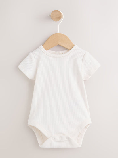 Pink Stripe Baby Dungarees and Bodysuits Set 2 Piece (0mths-2yrs) image 2