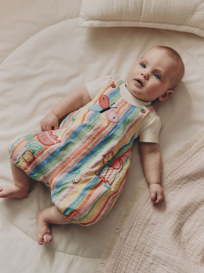 Multi Character Baby Dungarees and Bodysuits Set 2 Piece (0mths-2yrs) image 2