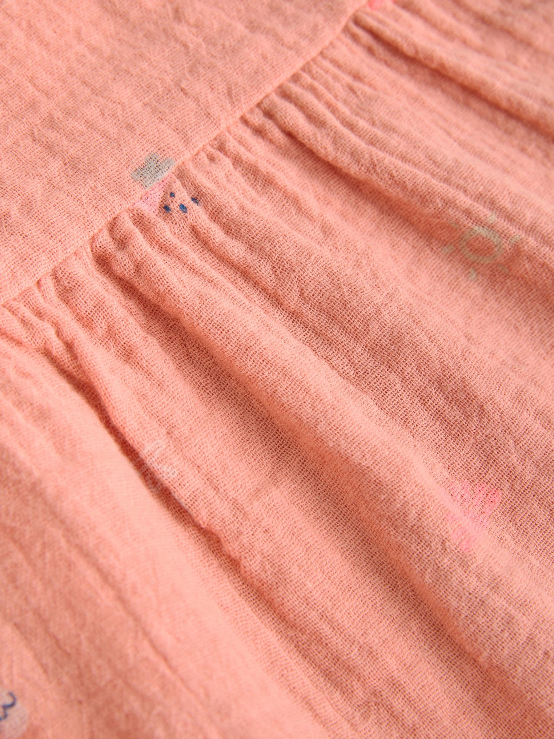 Orange Tropical Baby Long Leg Muslin Romper (0mths-3yrs) image 6