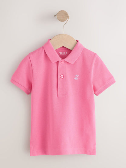 Dsiney Kidz - Bright Pink Short Sleeve Polo Shirt (3mths-7yrs) image 1