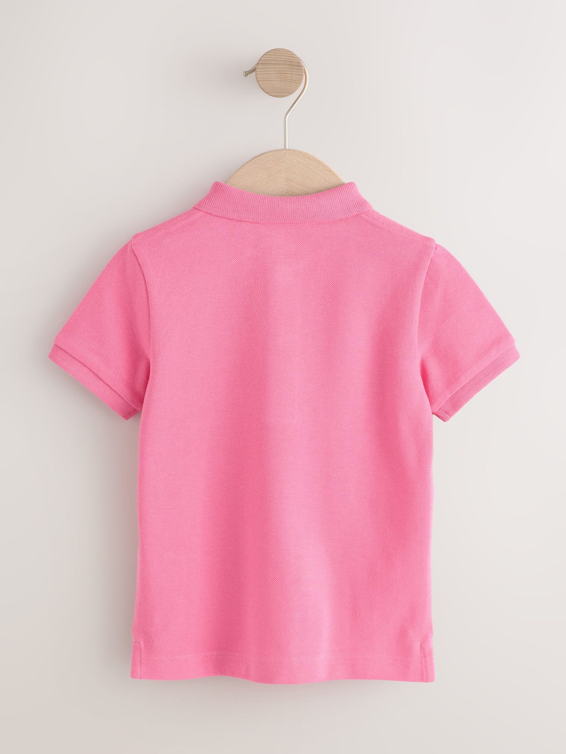 Dsiney Kidz - Bright Pink Short Sleeve Polo Shirt (3mths-7yrs) image 2