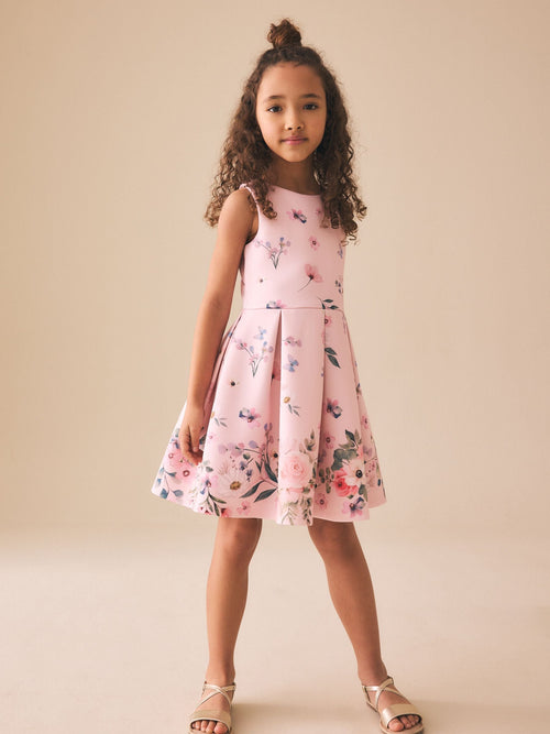 Dsiney Kidz - Pink Pretty Floral Party Dress (3-16yrs) image 1