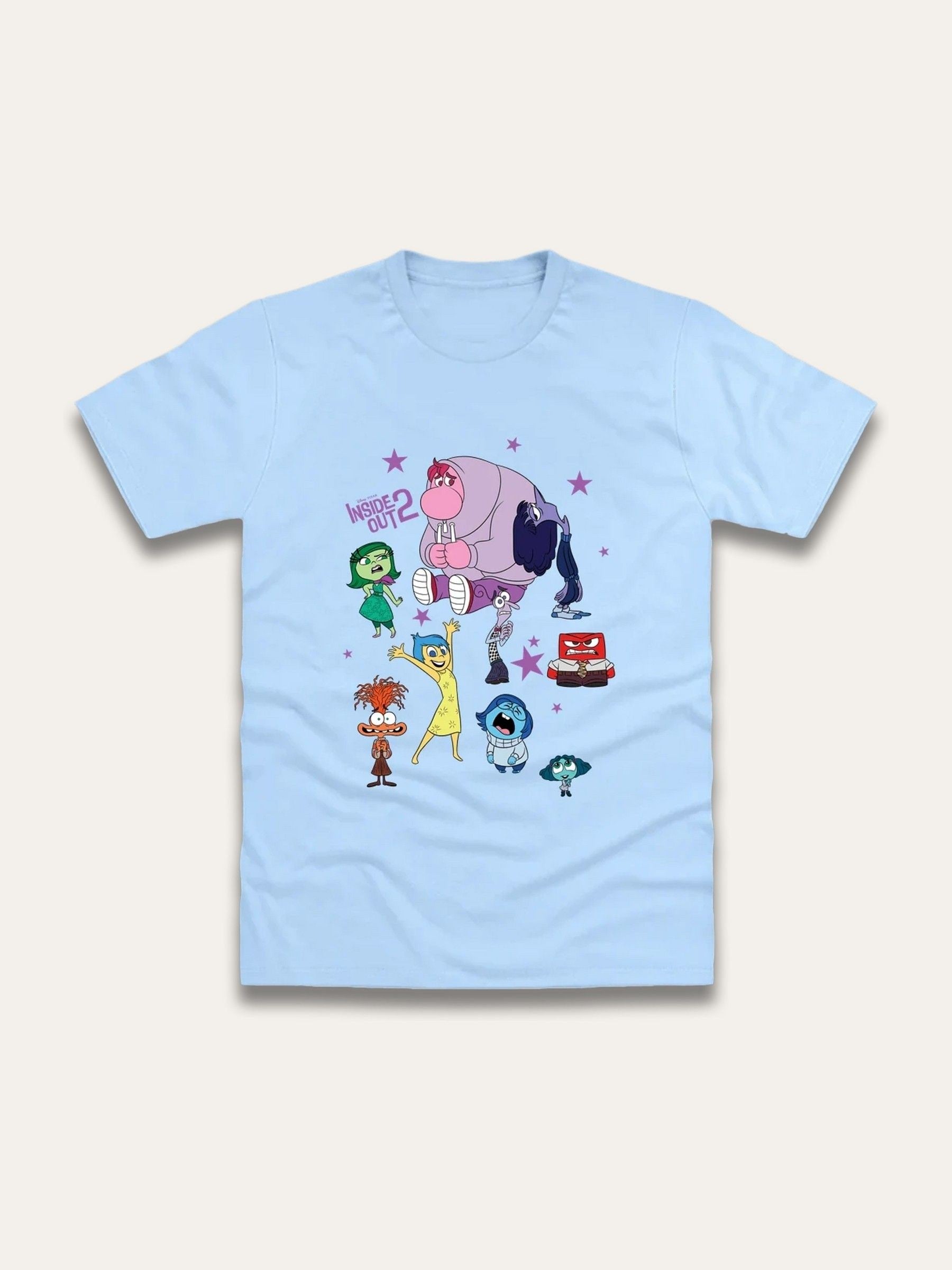 Brand Threads Blue Inside Out 2 Print T-Shirt image 1