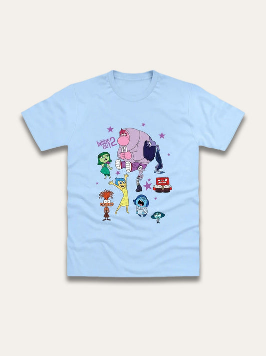 Brand Threads Blue Inside Out 2 Print T-Shirt image 1