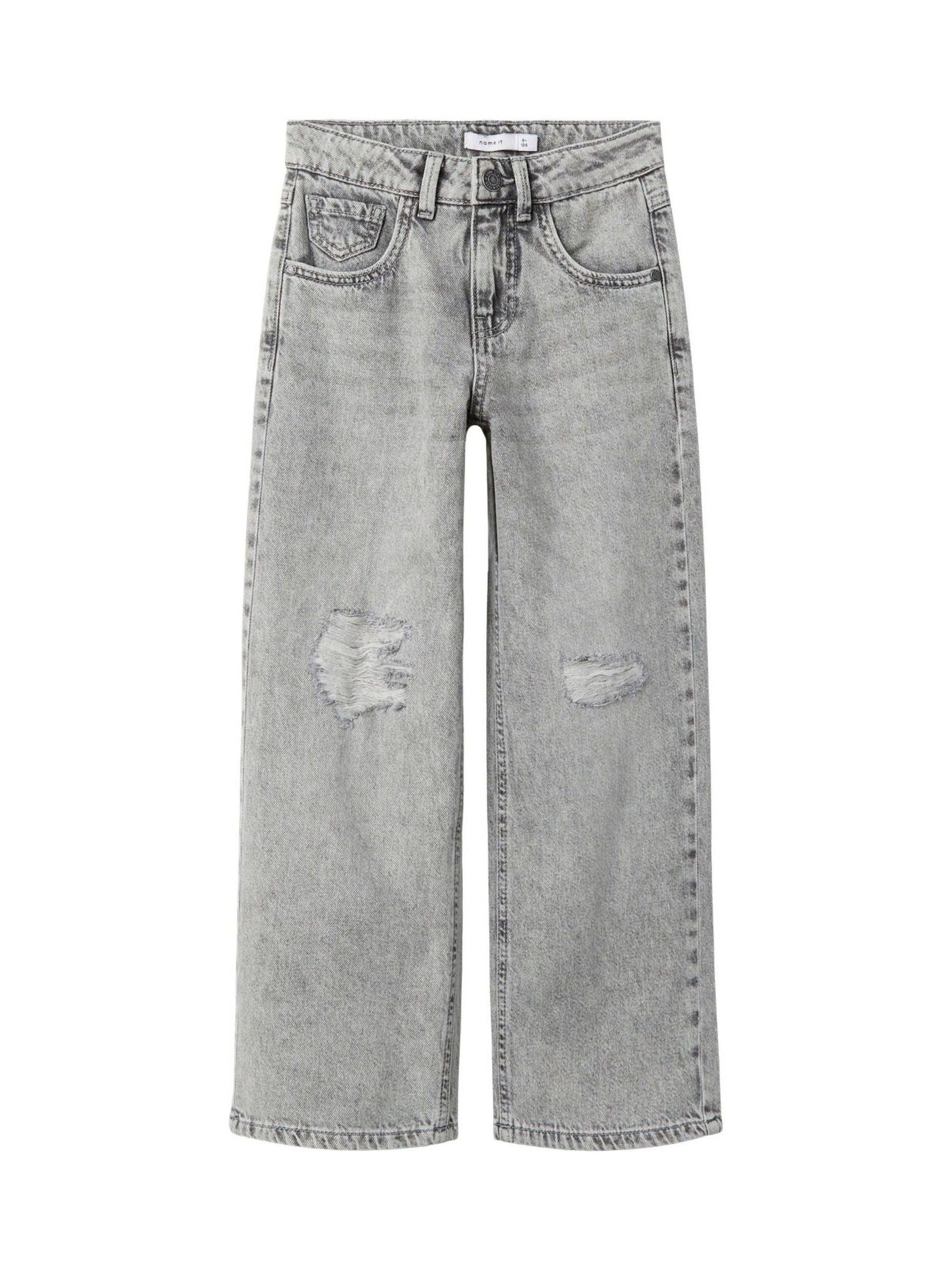 Dsiney Kidz - Name It Grey Wide Leg Jeans image 3