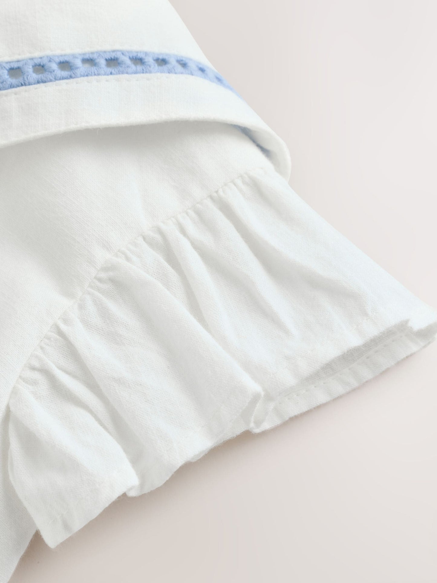 White Woven Baby Dress (0mths-2yrs) image 6