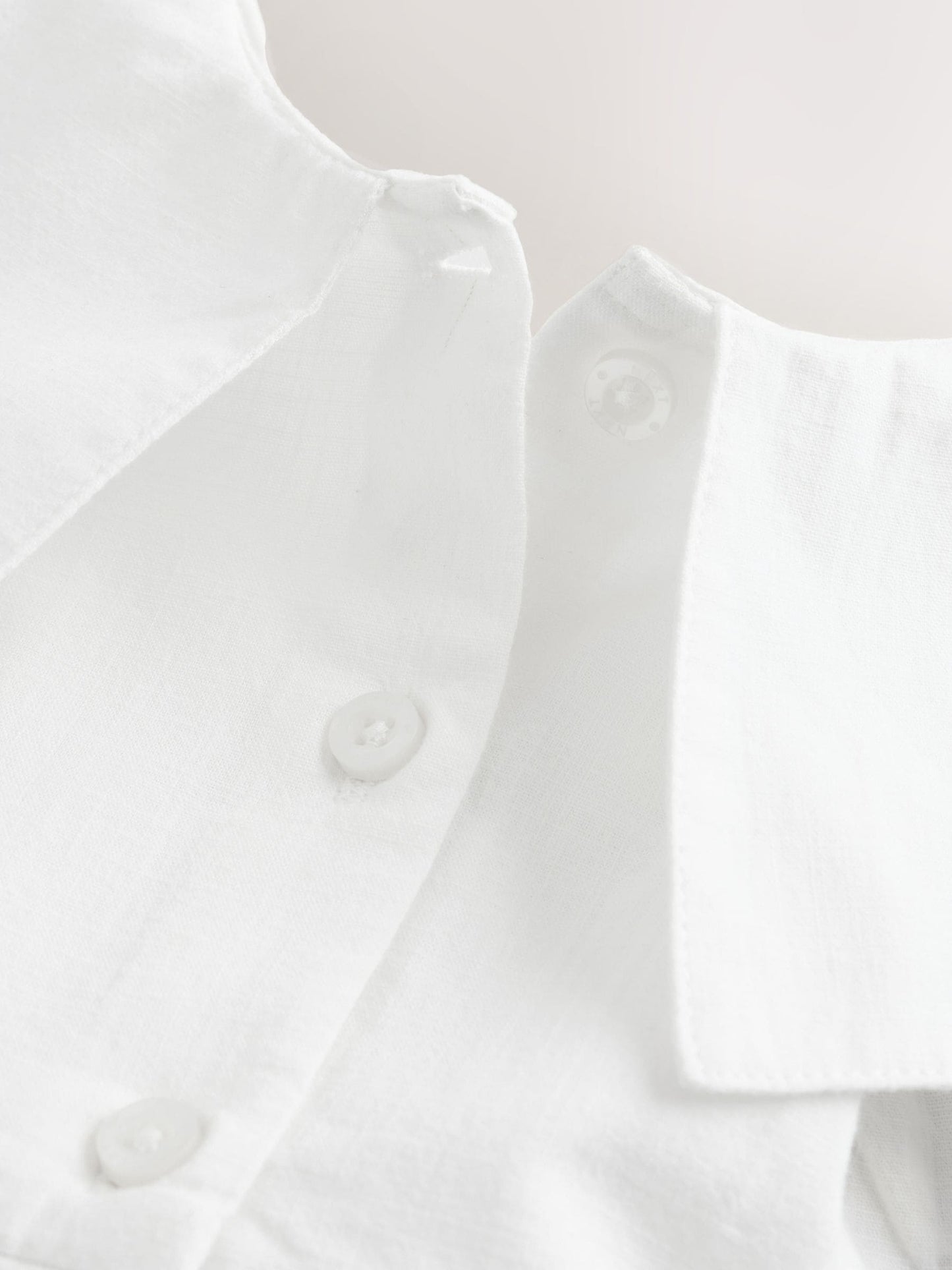 White Woven Baby Dress (0mths-2yrs) image 7