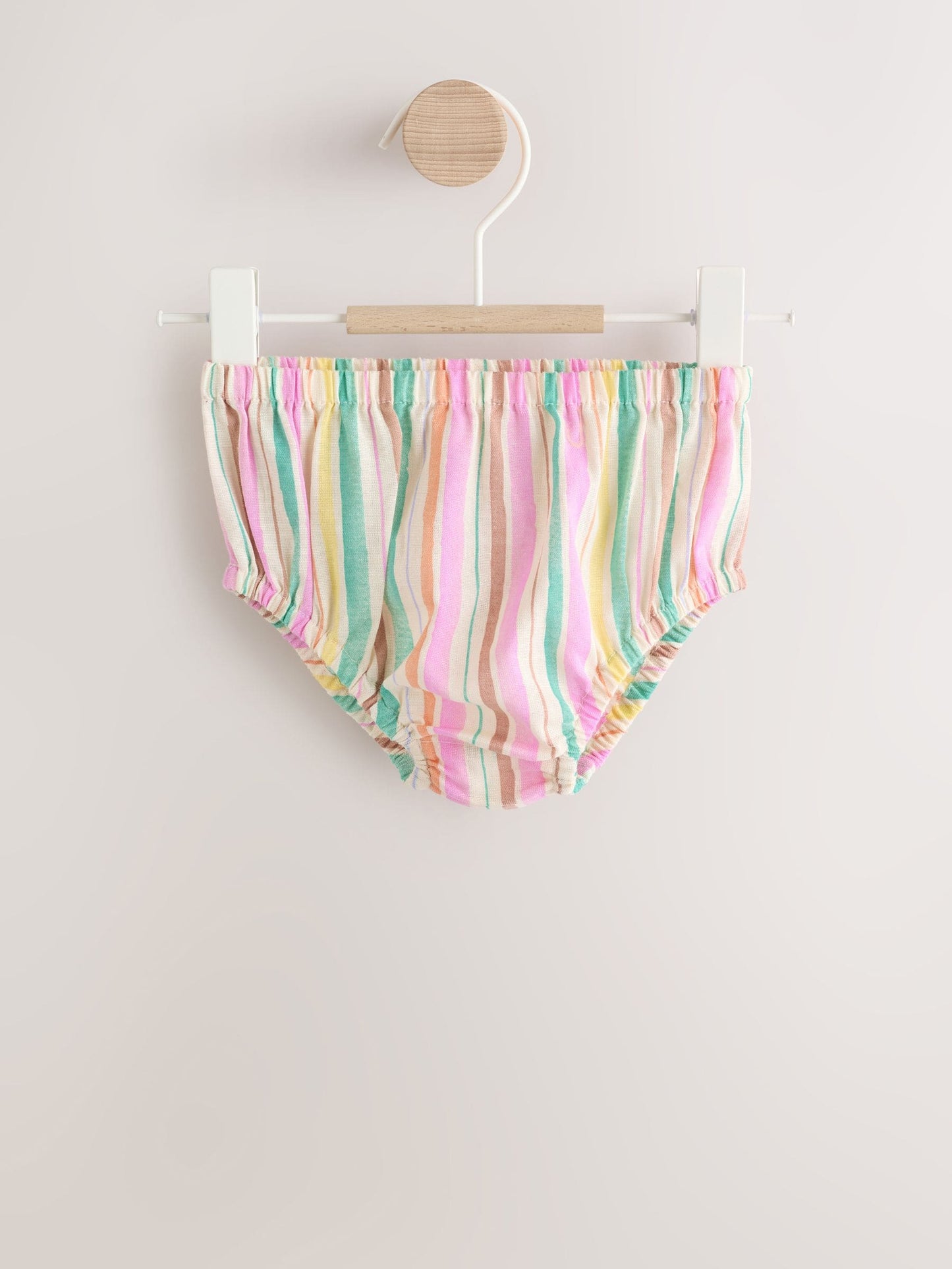 Multi Stripe Woven Baby Dress And Knickers 2 Piece Set (0mths-2yrs) image 2