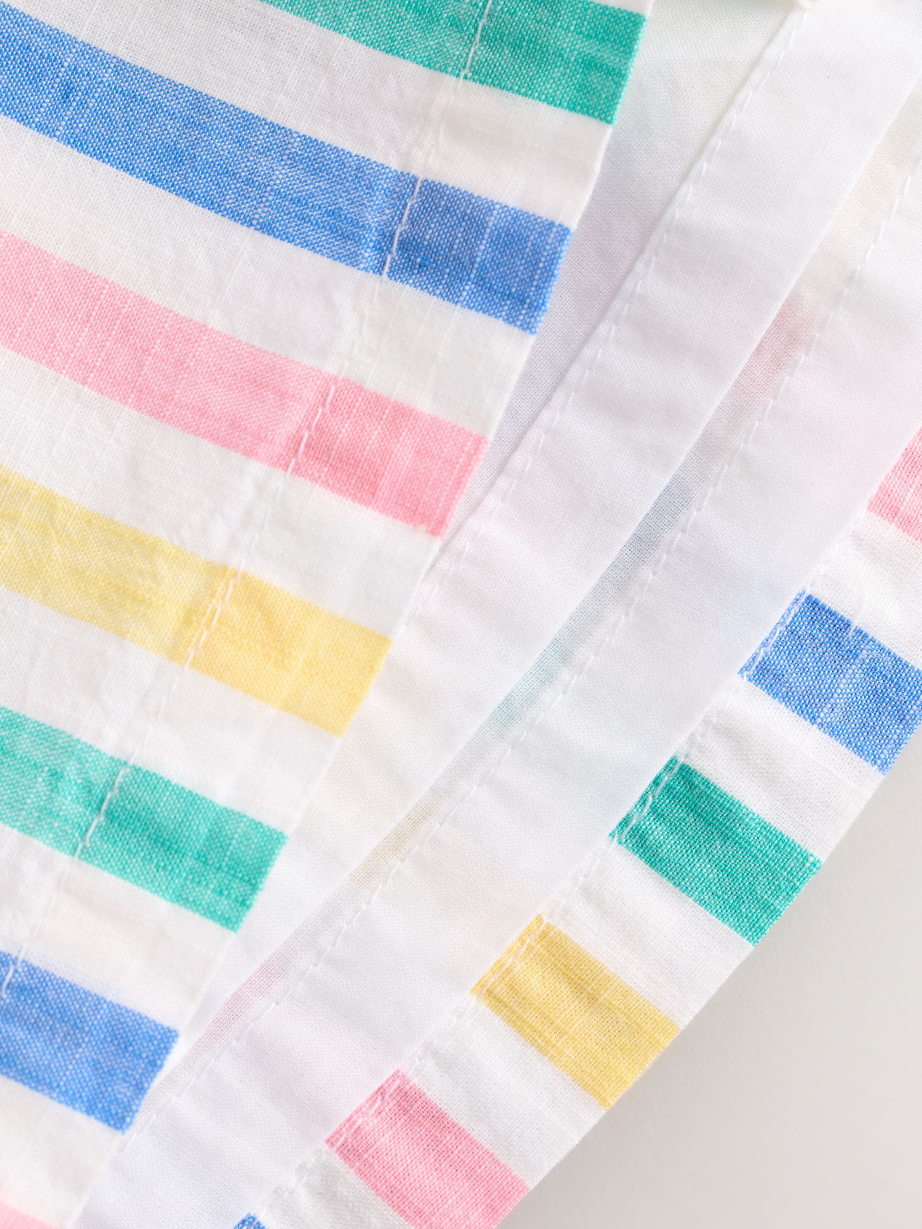 Multi Stripe Baby Pinafore And Short Sleeve Bodysuit 2 Piece Set (0mths-2yrs) image 6