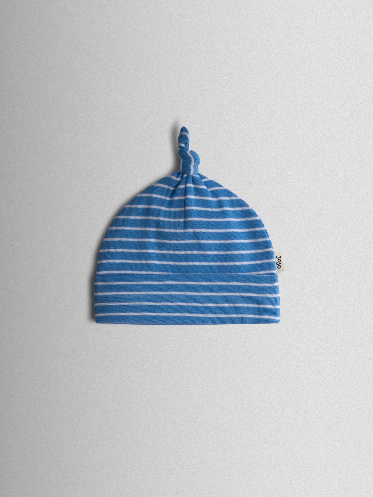 JoJo Maman Bébé Blue 3-Pack Elephant, Stripe & Star Baby Hats image 3
