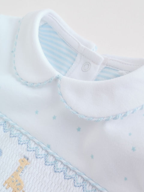 White Baby Sleepsuits 3 Pack Immediate