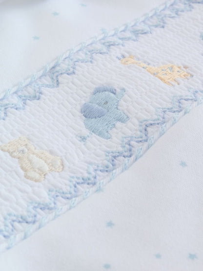 White Baby Sleepsuits 3 Pack Immediate