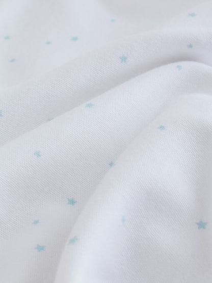 White Baby Sleepsuits 3 Pack Immediate