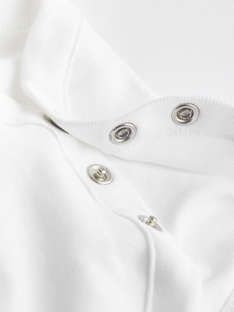 White Essential 5 Pack Short Sleeve Bodysuits