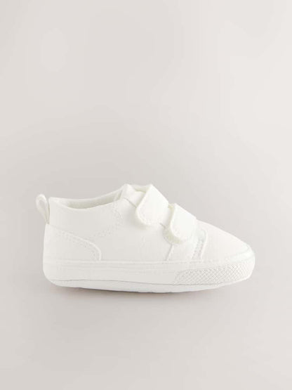 White Touch Fastening Baby Trainers Immediate