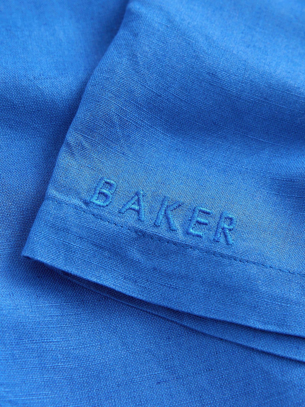 Dsiney Kidz - Baker by Ted Baker Blue Linen Shirt and Shorts Set image 6