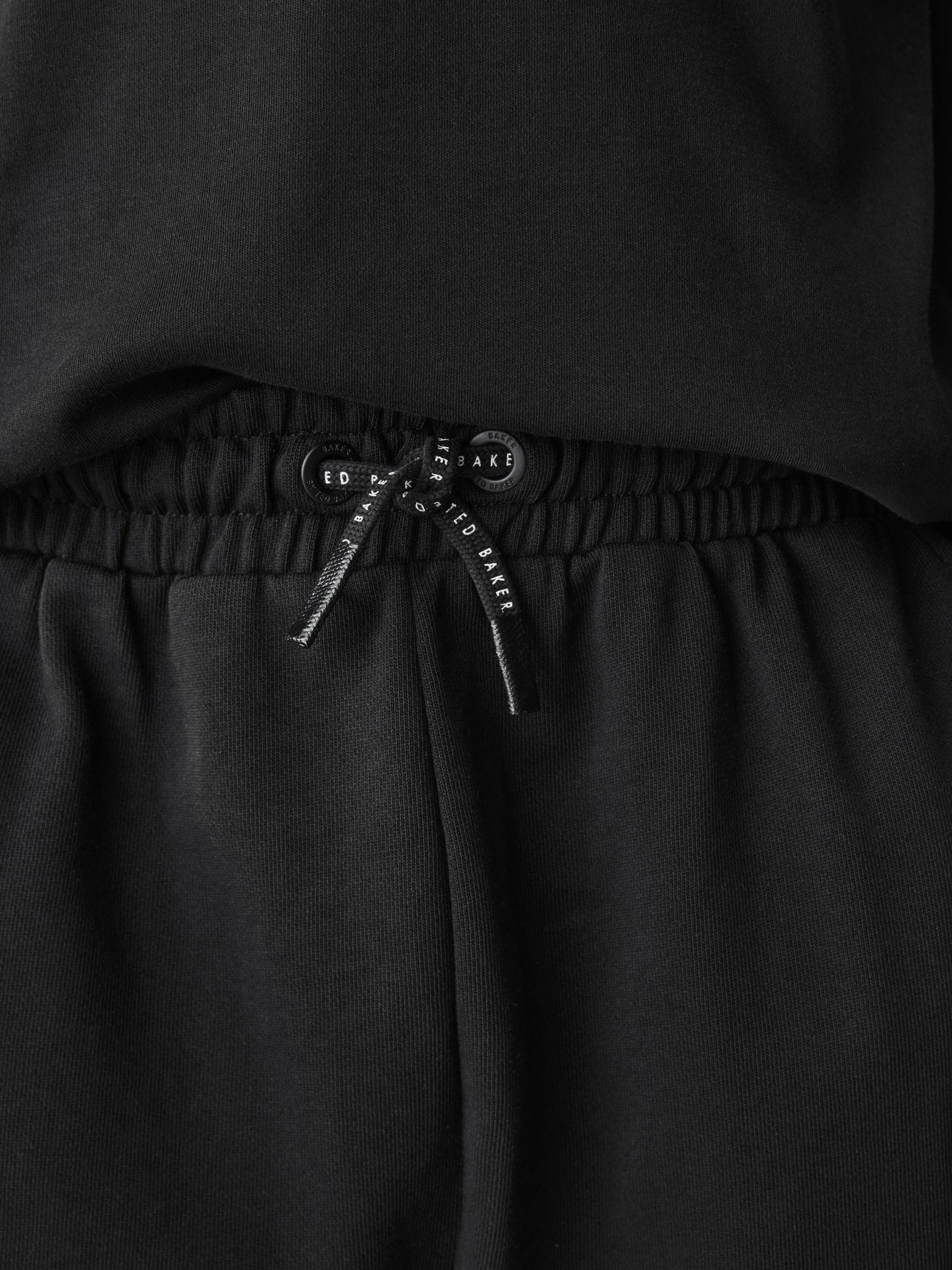 Baker by Ted Baker Oversized Black T-Shirt and Shorts Set image 7