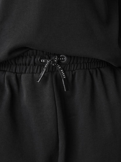Baker by Ted Baker Oversized Black T-Shirt and Shorts Set image 7