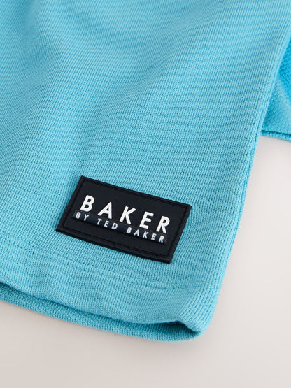 Dsiney Kidz - Baker by Ted Baker Oversized Ombre Blue T-Shirt and Shorts Set image 10