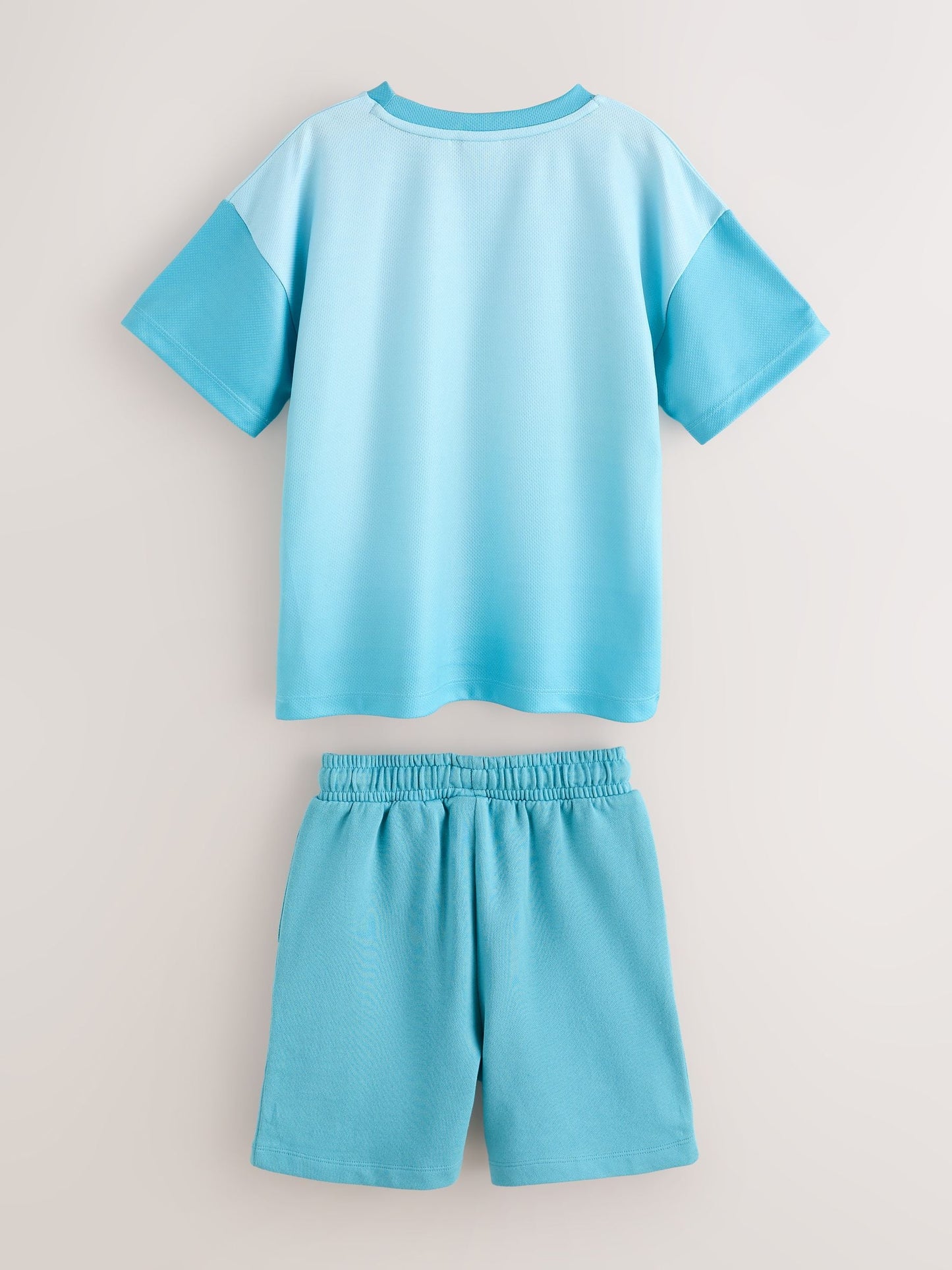 Dsiney Kidz - Baker by Ted Baker Oversized Ombre Blue T-Shirt and Shorts Set image 7