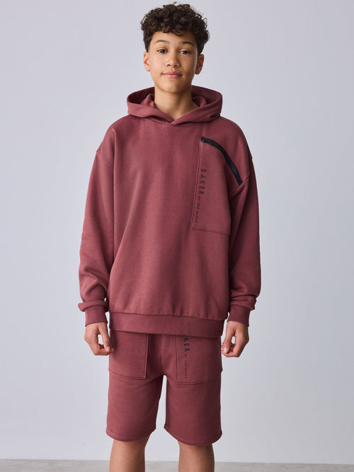 Baker by Ted Baker Oversized Hoodie and Shorts Set image 1