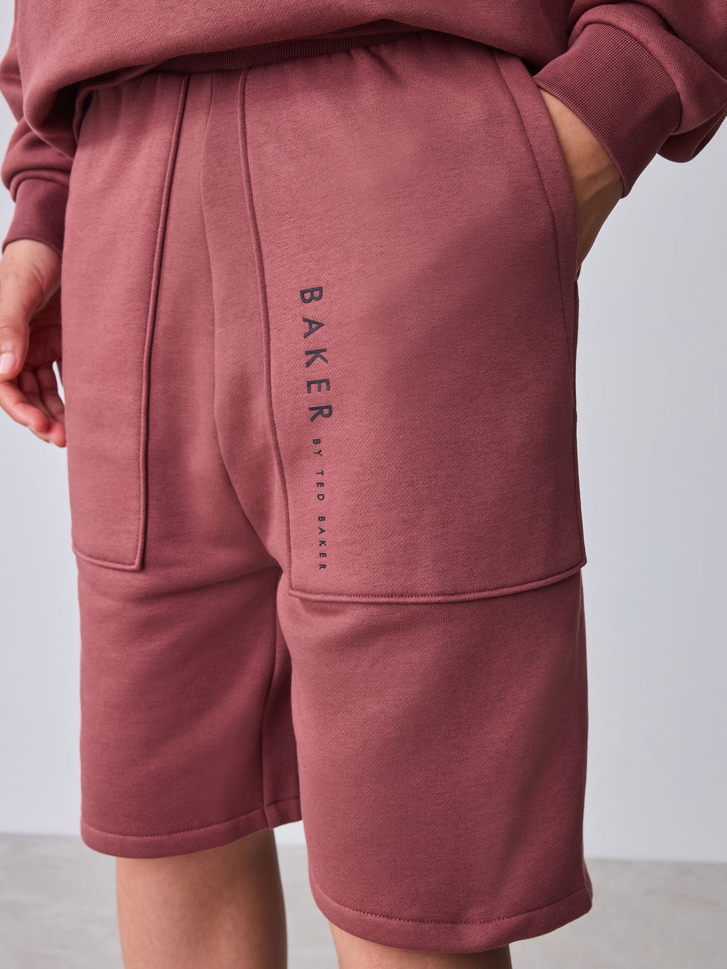 Baker by Ted Baker Oversized Hoodie and Shorts Set image 5