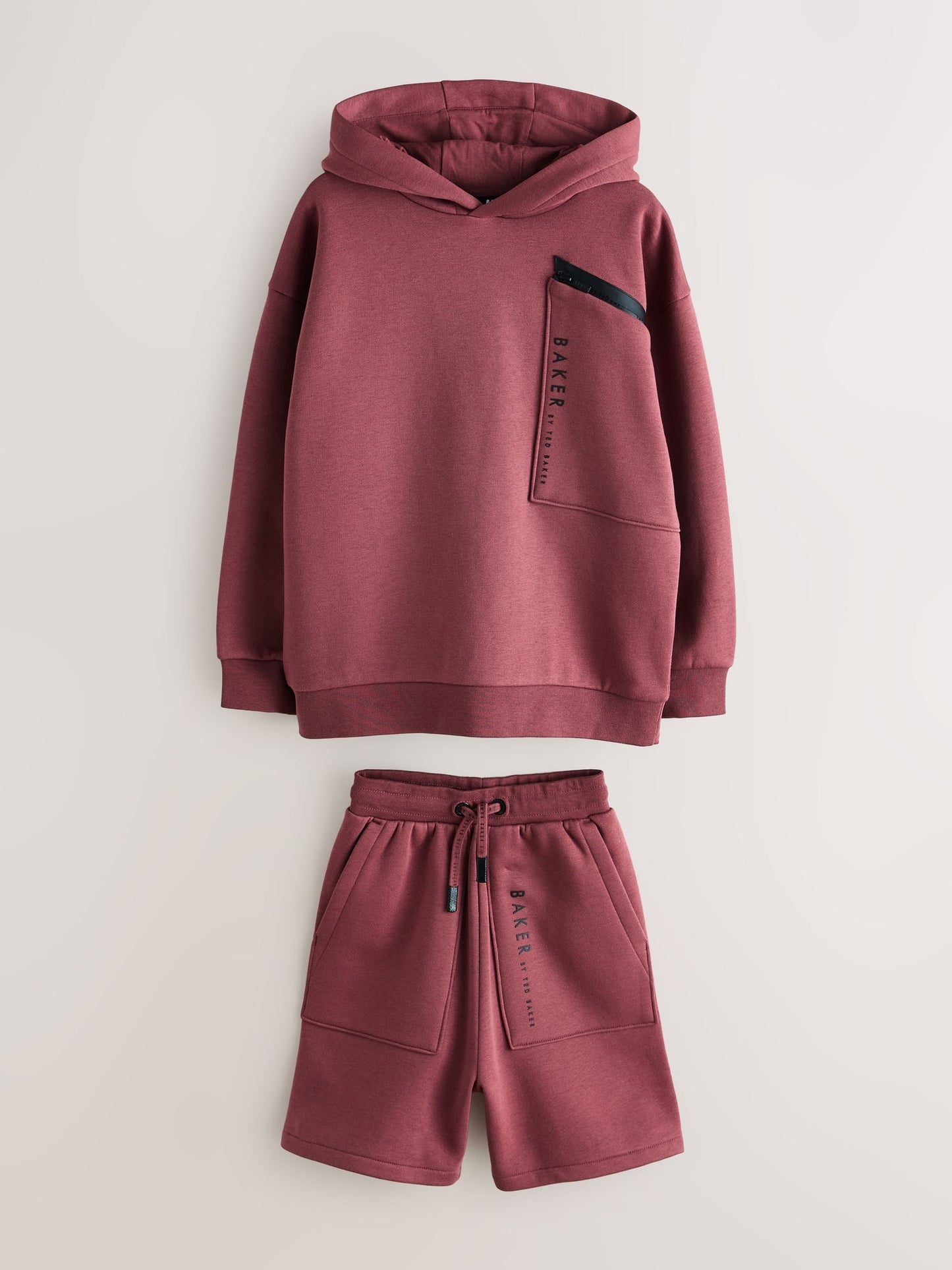 Baker by Ted Baker Oversized Hoodie and Shorts Set image 7