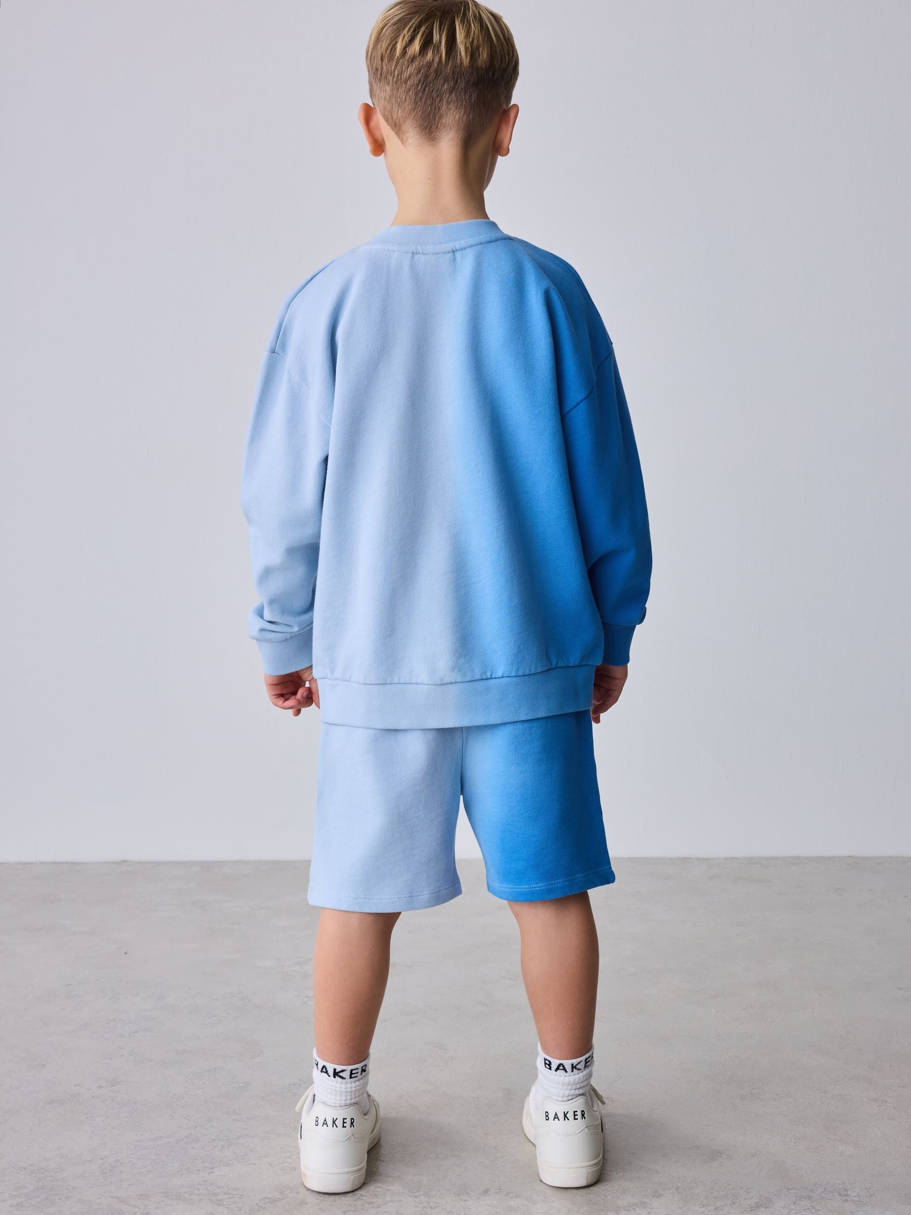 Dsiney Kidz - Baker by Ted Baker Ombre Sweatshirt and Shorts Set image 3