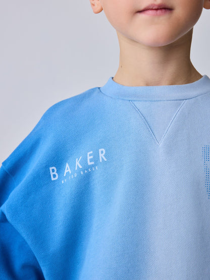 Dsiney Kidz - Baker by Ted Baker Ombre Sweatshirt and Shorts Set image 4
