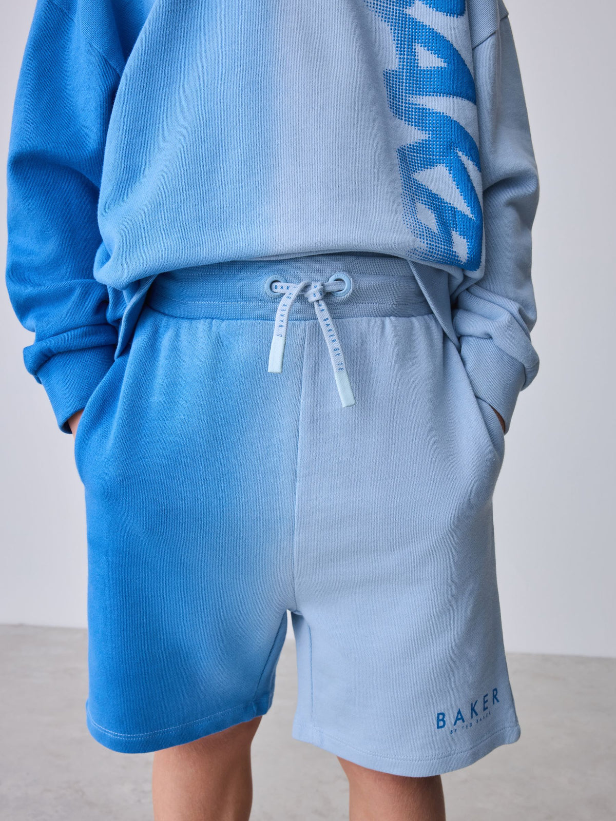 Dsiney Kidz - Baker by Ted Baker Ombre Sweatshirt and Shorts Set image 5