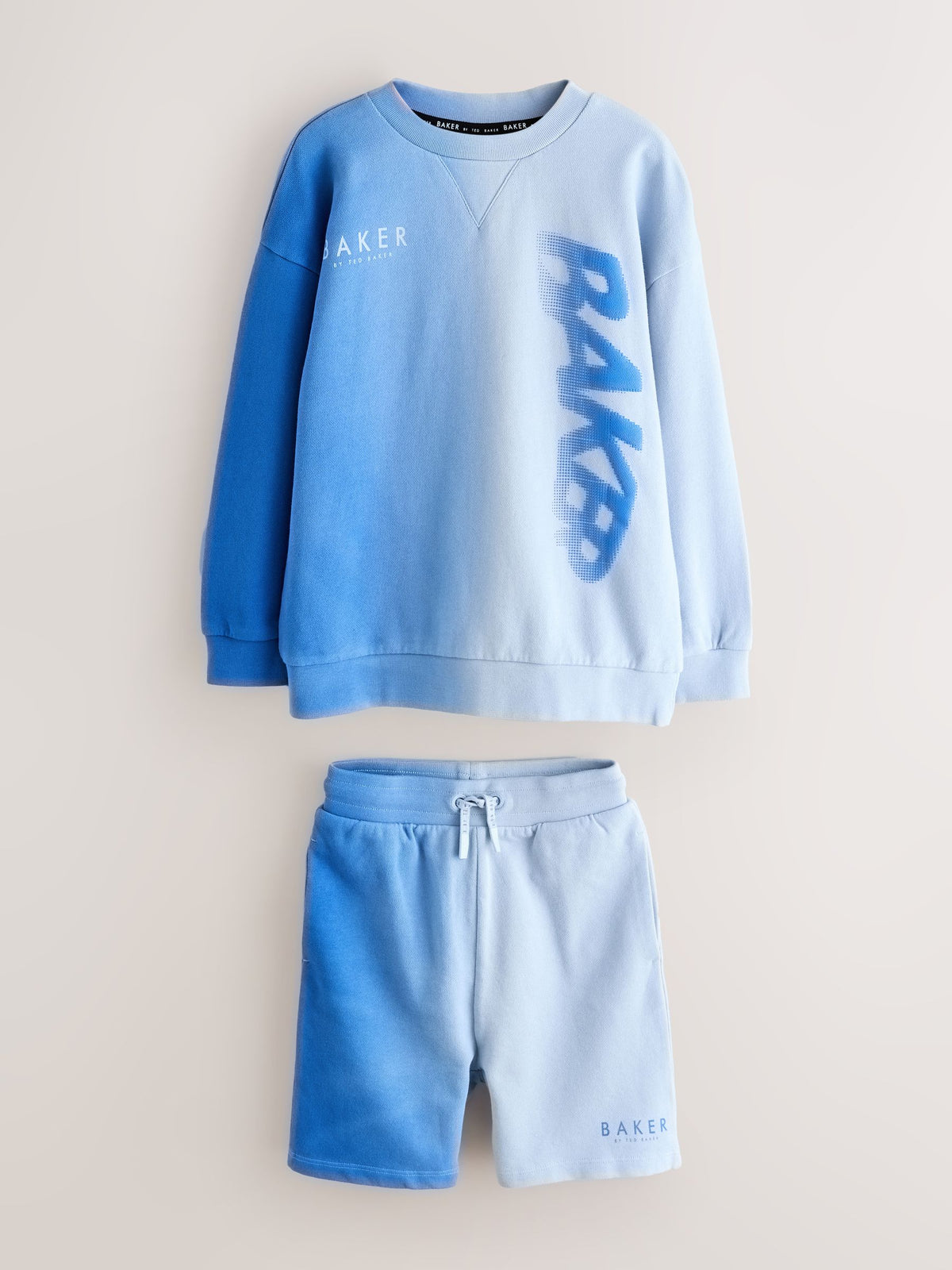 Dsiney Kidz - Baker by Ted Baker Ombre Sweatshirt and Shorts Set image 8