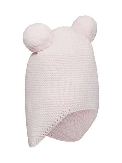 Emile Et Rose Pink Kenton Knitted Hat With Ear Flaps & Pom-Pom - image 3