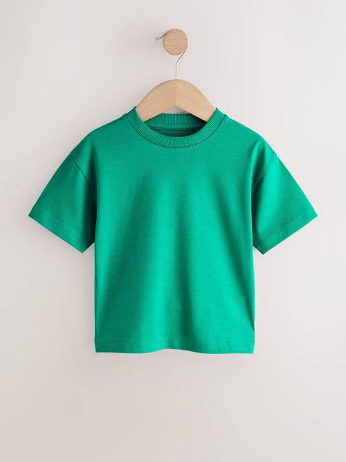 Green Short Sleeve Plain T-Shirt (3mths-7yrs) image 1