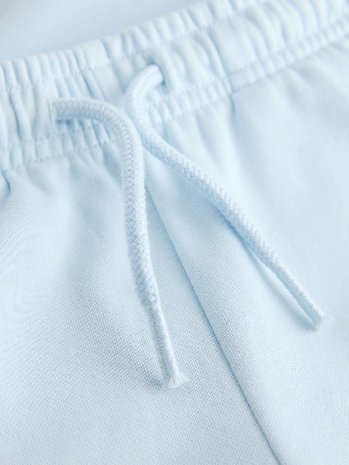 Light Blue Single Plain Crew Neck Sweatshirt and Shorts Set (3mths-7yrs) image 7