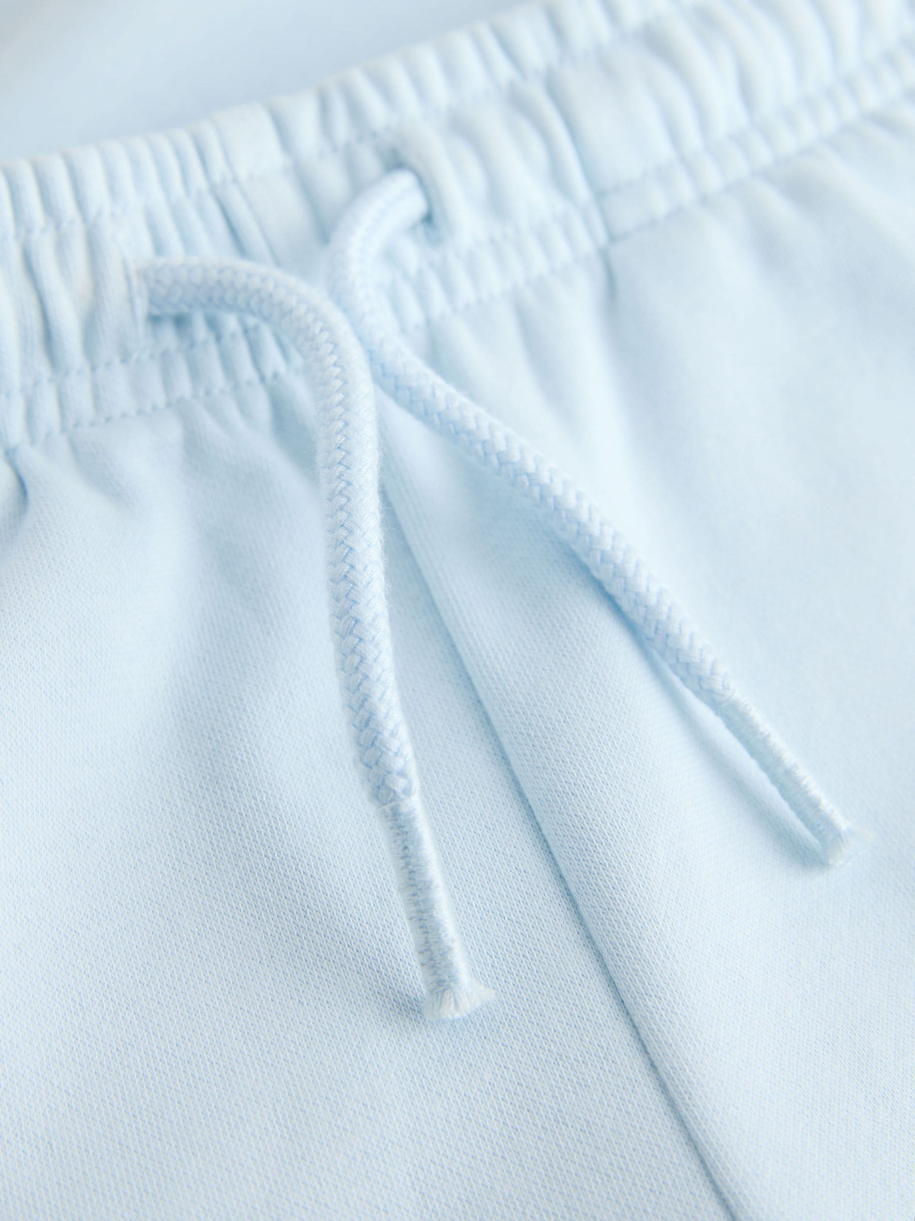 Light Blue Single Plain Crew Neck Sweatshirt and Shorts Set (3mths-7yrs) image 7