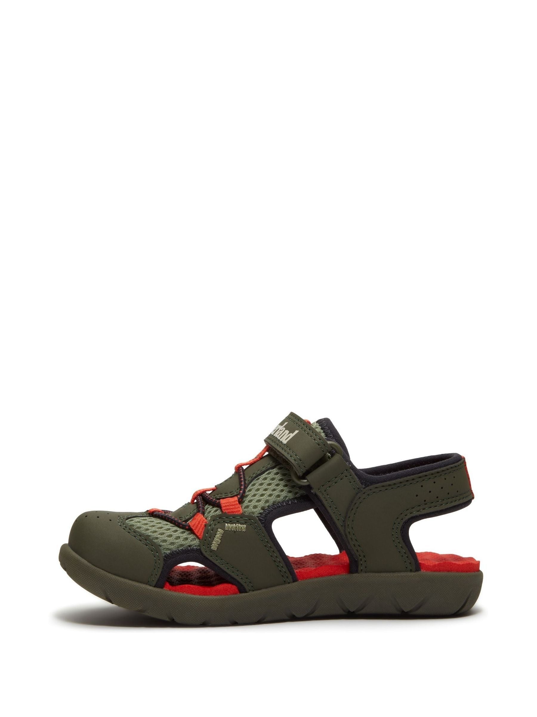Timberland Dark Green & Red Perkins Row Backstrap Fisherman image 2