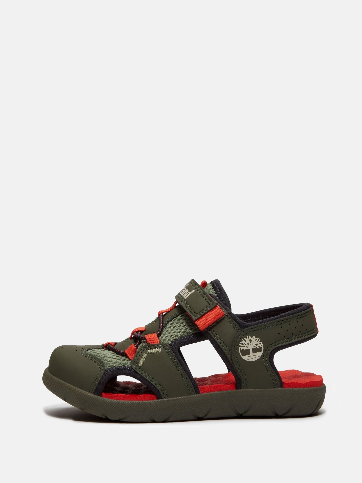 Timberland Dark Green & Red Perkins Row Backstrap Fisherman image 8
