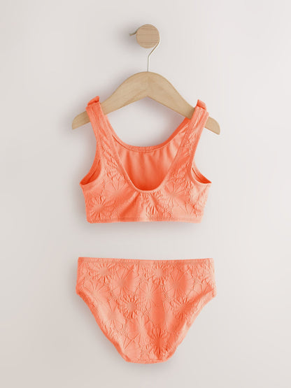 Dsiney Kidz - Orange Floral Texture Bikini (3-16yrs) image 7