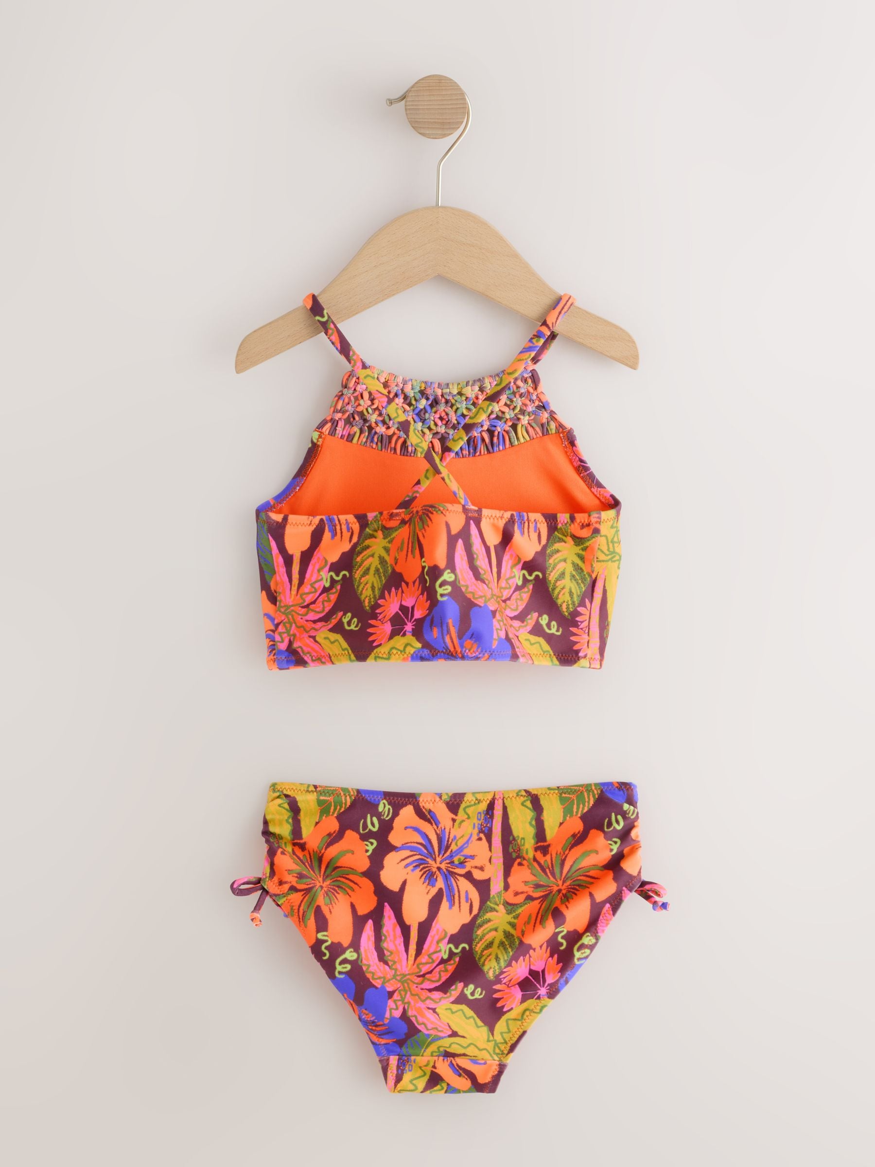 Dsiney Kidz - Orange Tropical Macrame Bikini (3-16yrs) image 9