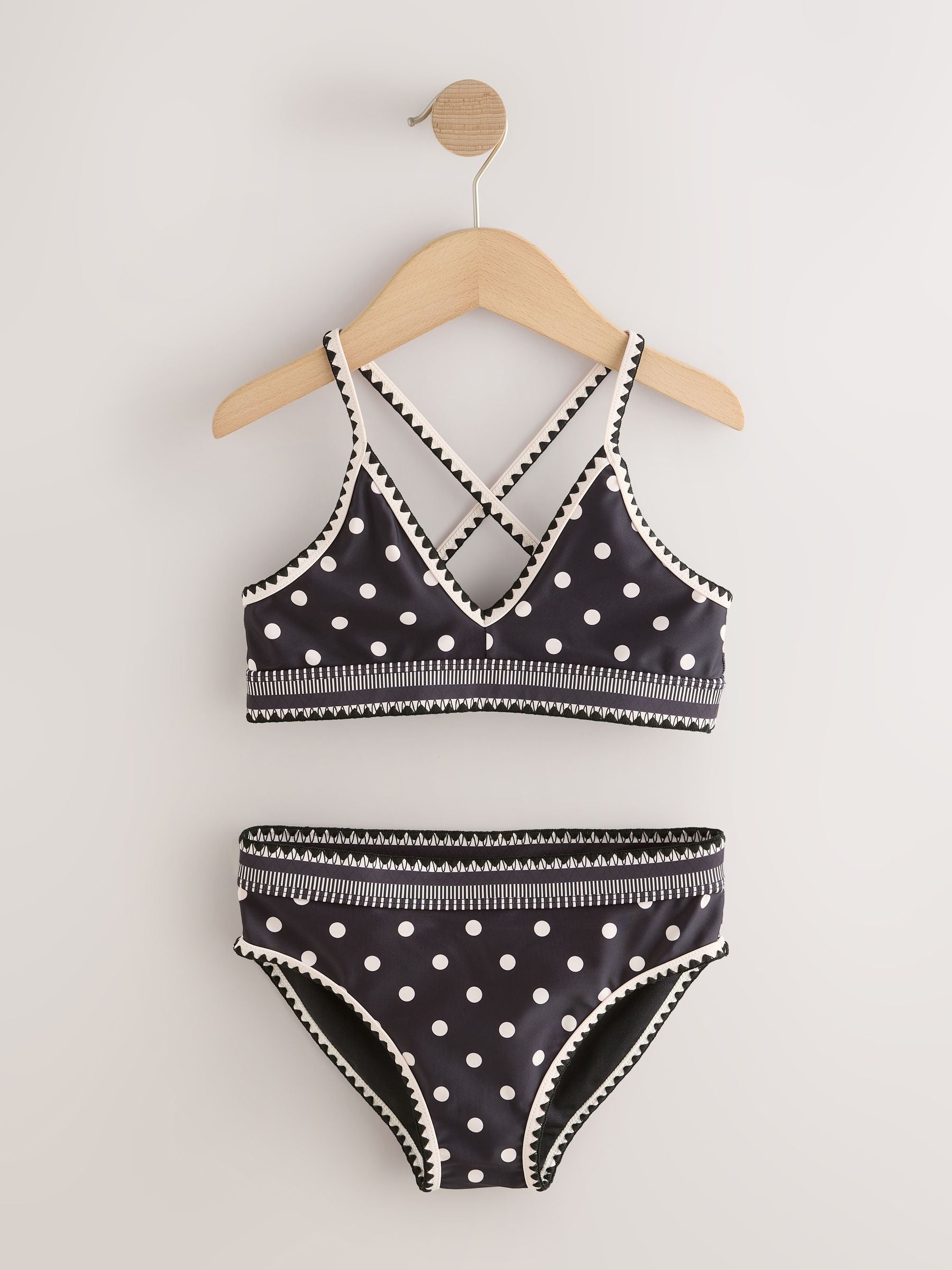 Dsiney Kidz - Black Polka Dot Triangle Bikini (8-16yrs) image 6