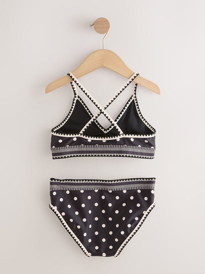 Dsiney Kidz - Black Polka Dot Triangle Bikini (8-16yrs) image 7