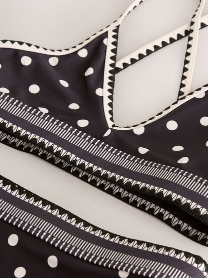 Dsiney Kidz - Black Polka Dot Triangle Bikini (8-16yrs) image 8