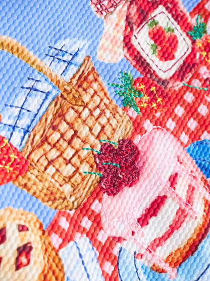 Red/Blue Gingham Picnic Frill Leg Swimsuit (3mths-10yrs) image 8