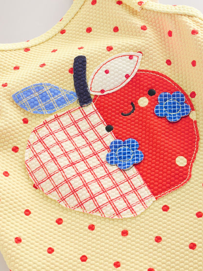 Yellow Apple Polka Dot Frill Swimsuit (3mths-7yrs) image 7