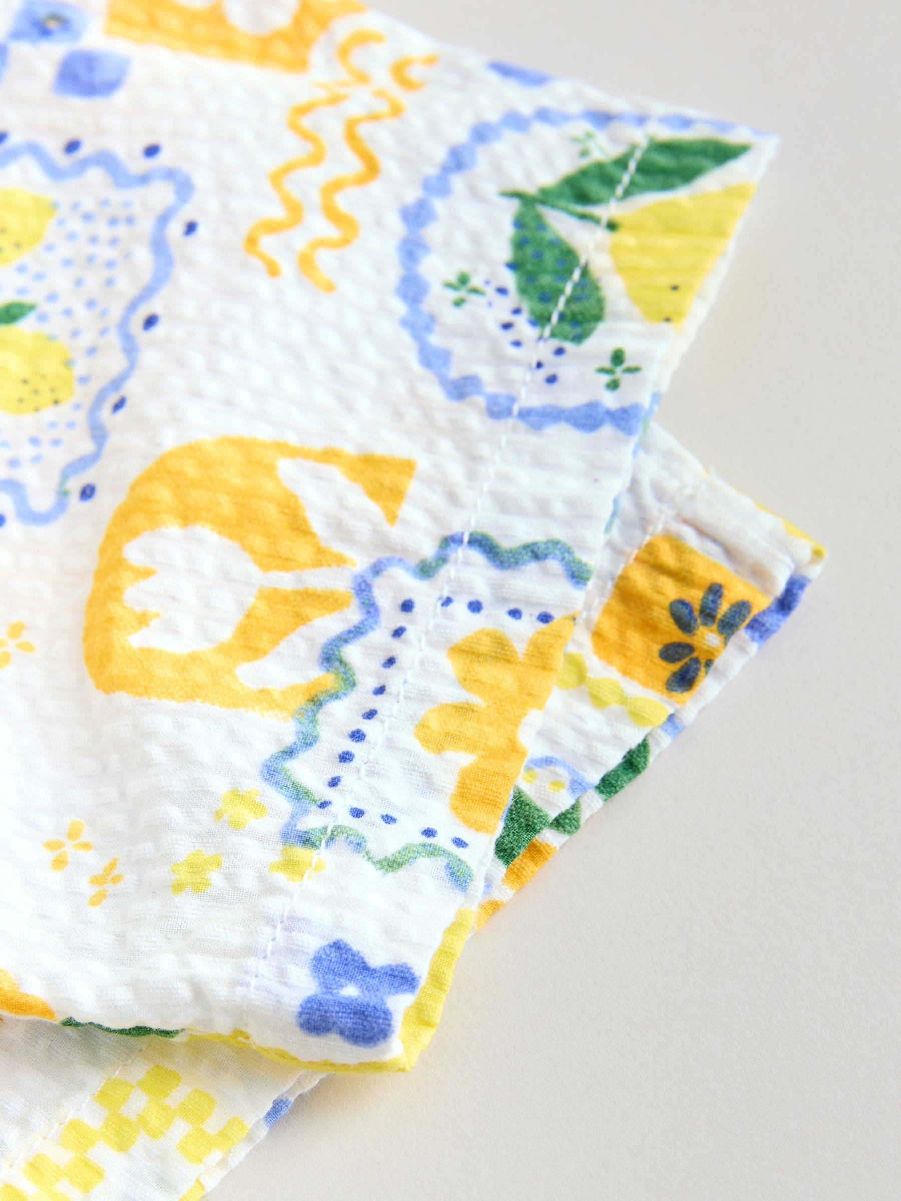 Yellow Lemon Baby Woven Top and Trousers Set 2 Piece (0mths-2yrs) image 3