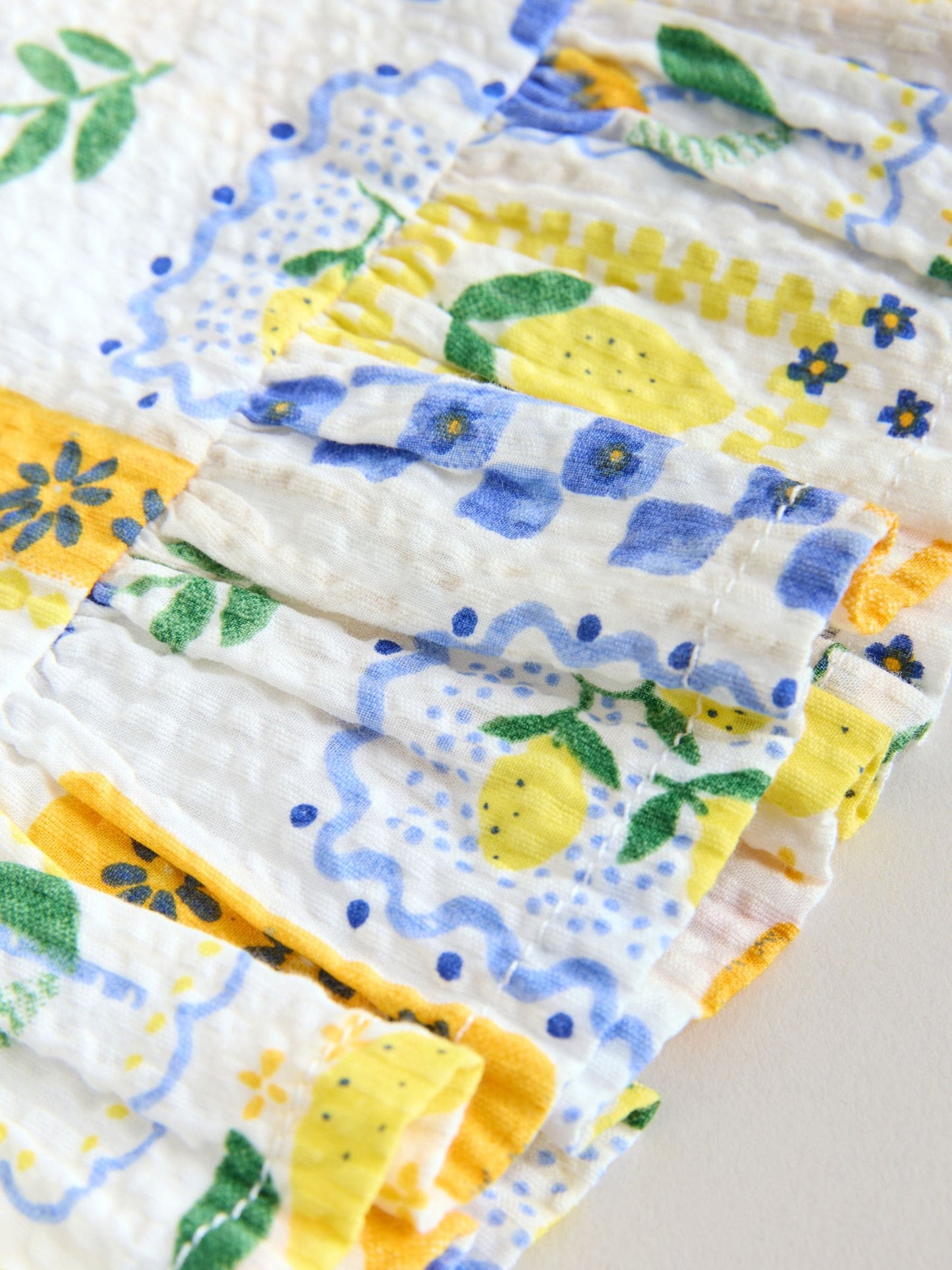 Yellow Lemon Baby Woven Top and Trousers Set 2 Piece (0mths-2yrs) image 4