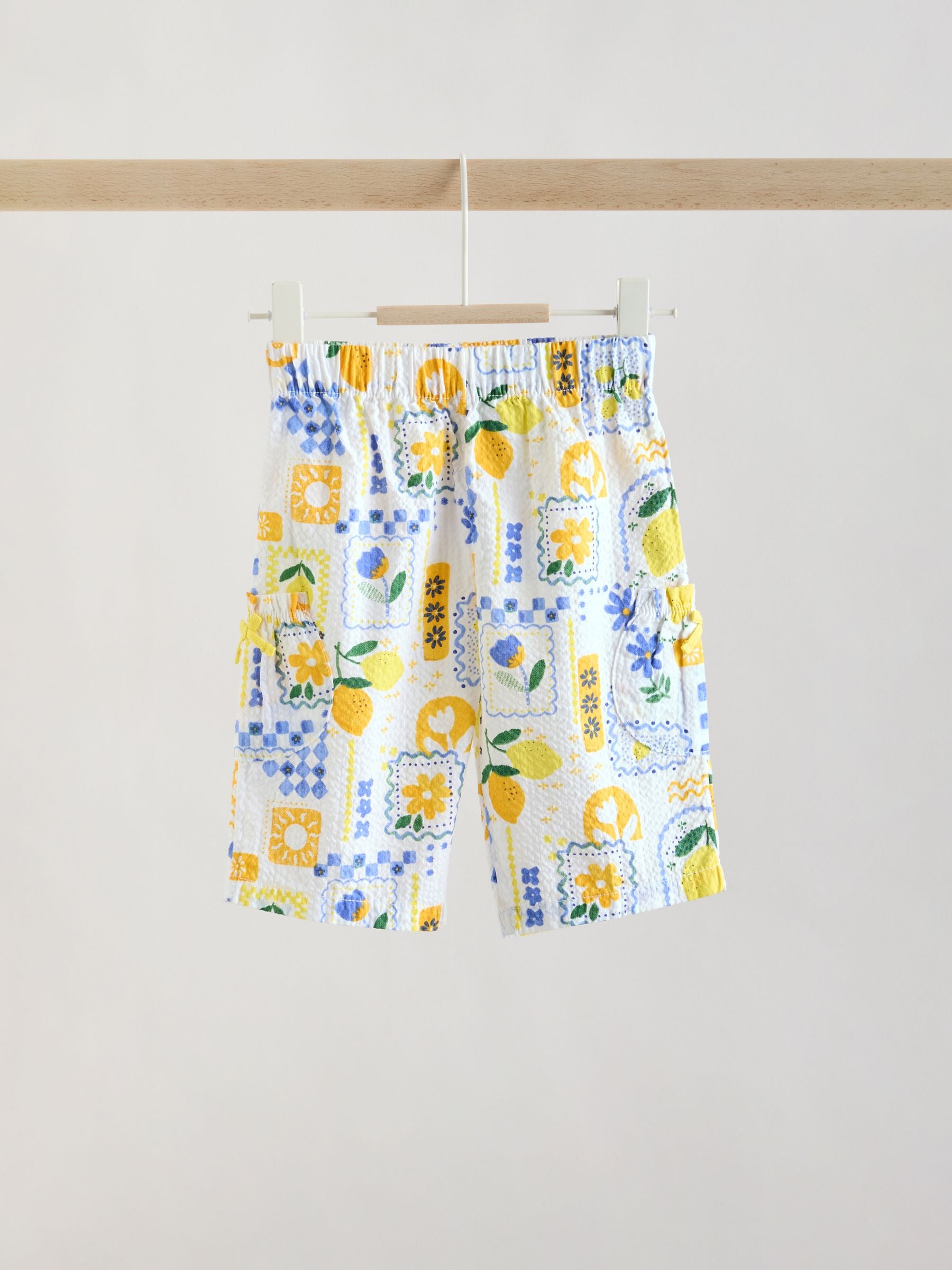 Yellow Lemon Baby Woven Top and Trousers Set 2 Piece (0mths-2yrs) image 6