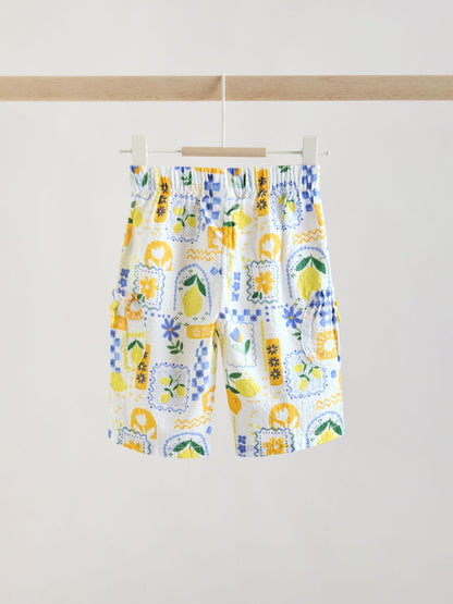 Yellow Lemon Baby Woven Top and Trousers Set 2 Piece (0mths-2yrs) image 6