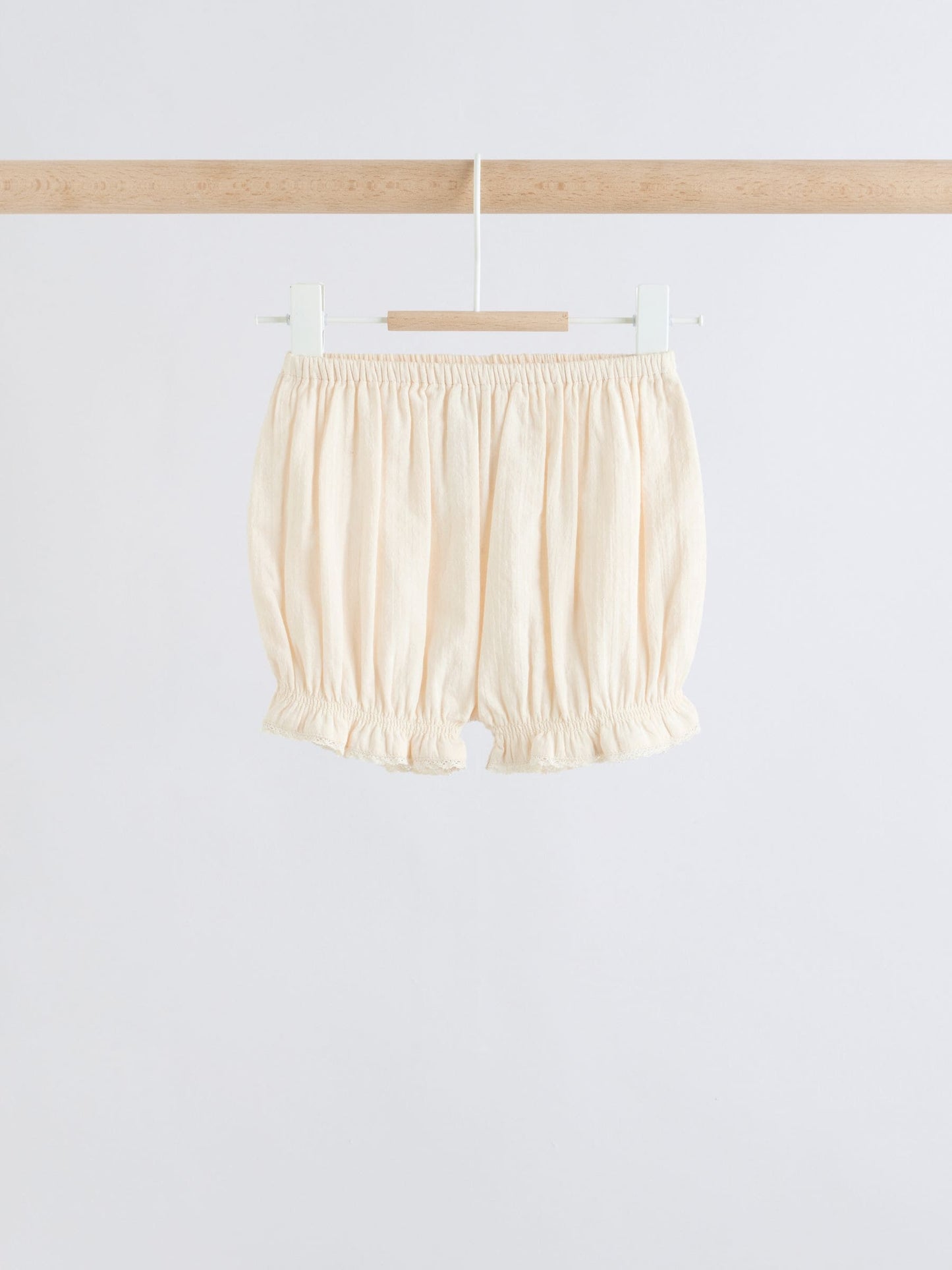 White Woven Baby Top and Shorts 2 Piece Set (0mths-2yrs) image 5